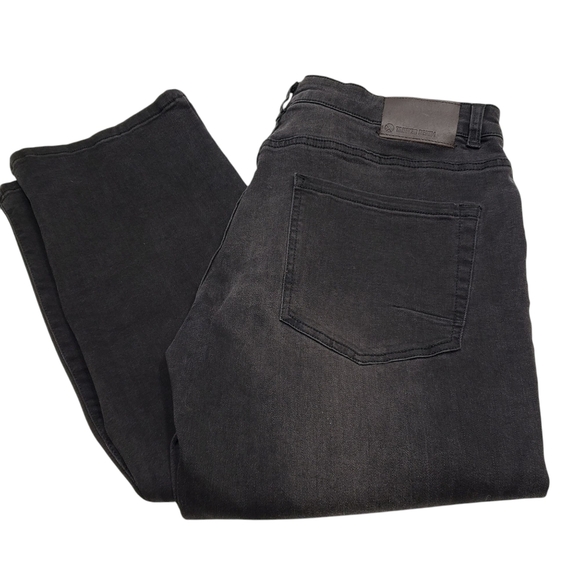 New Tainted Denim Men's Relaxed Fit Black Jeans Size 33 - Picture 1 of 14